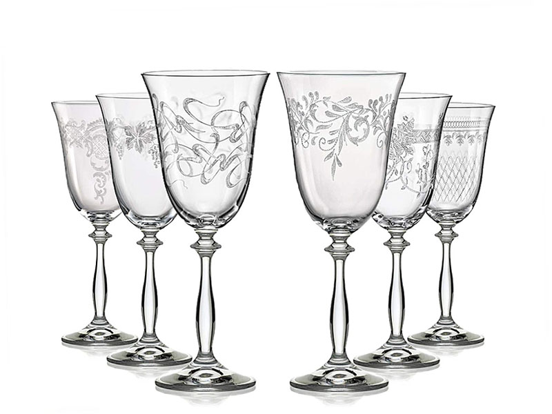 ANGELA ROYAL panto - mix decor - 250ml - set 6 stuks