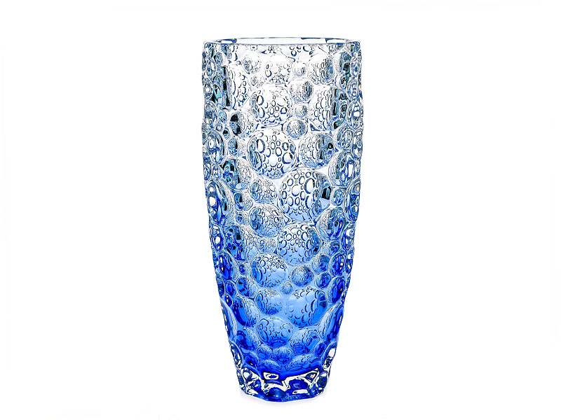 LIS vaas  - half blue