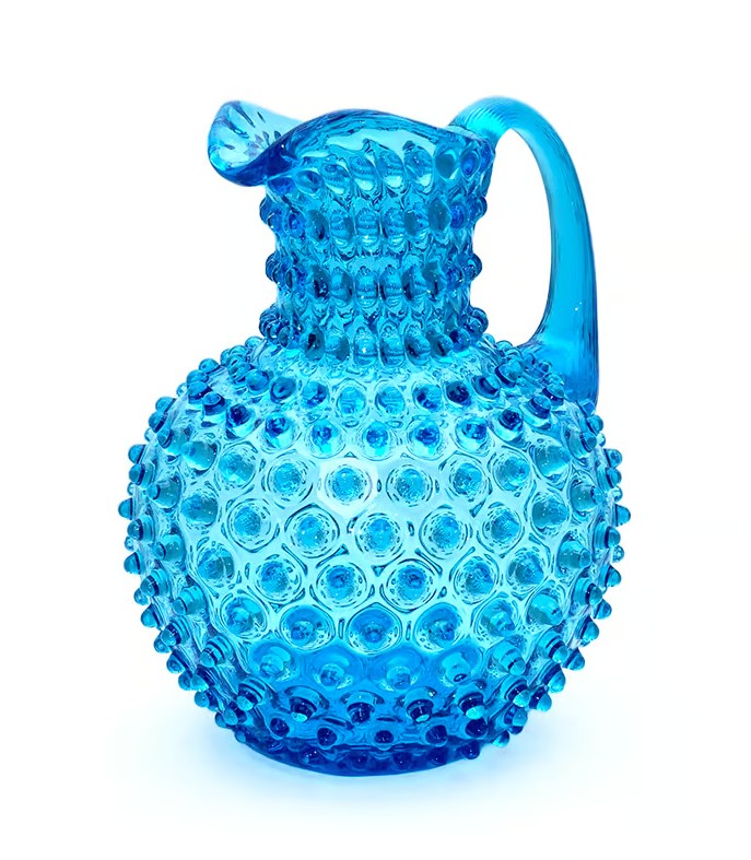 Hobnail jug  AQUMARINE