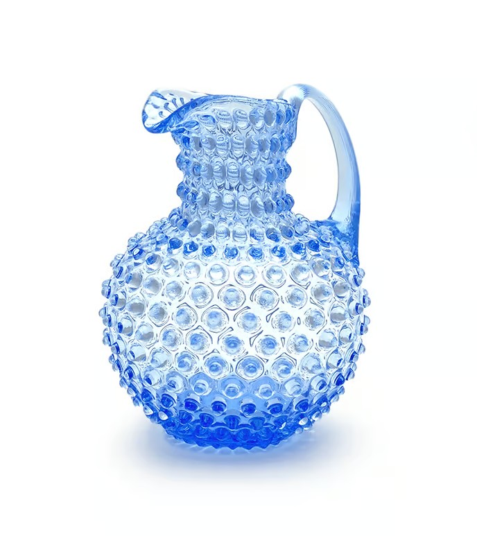 Hobnail jug LICHT BLAUW