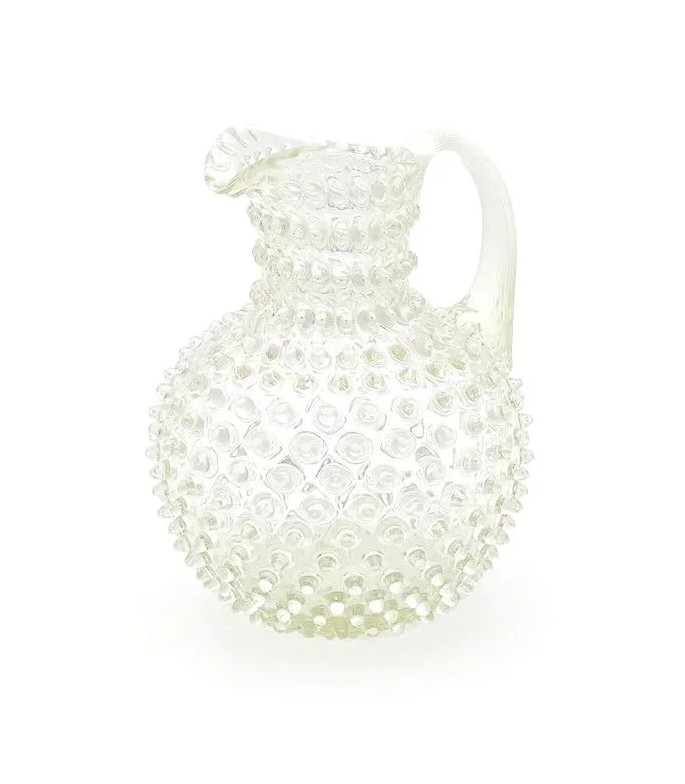 Hobnail jug KRISTAL GROEN