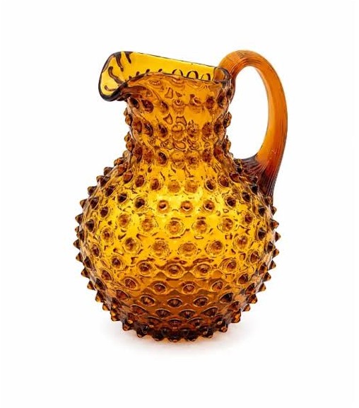 Hobnail jug  AMBER